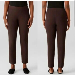 NWT Eileen Fisher System Stretch Crepe Slim Ankle Pant size 3X